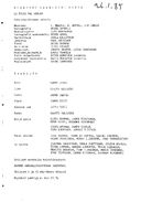 Cast and production team details